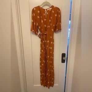 Beachgold jumpsuit, size Small, orange